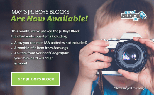 Nerd Block Jr. Boys May 2017 Spoilers!