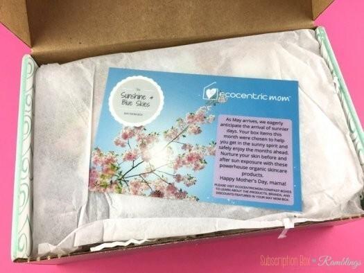 Ecocentric Mom Box Review - May 2017