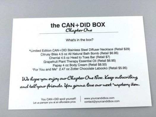 the CAN+DID Box Subscription Review - May 2017