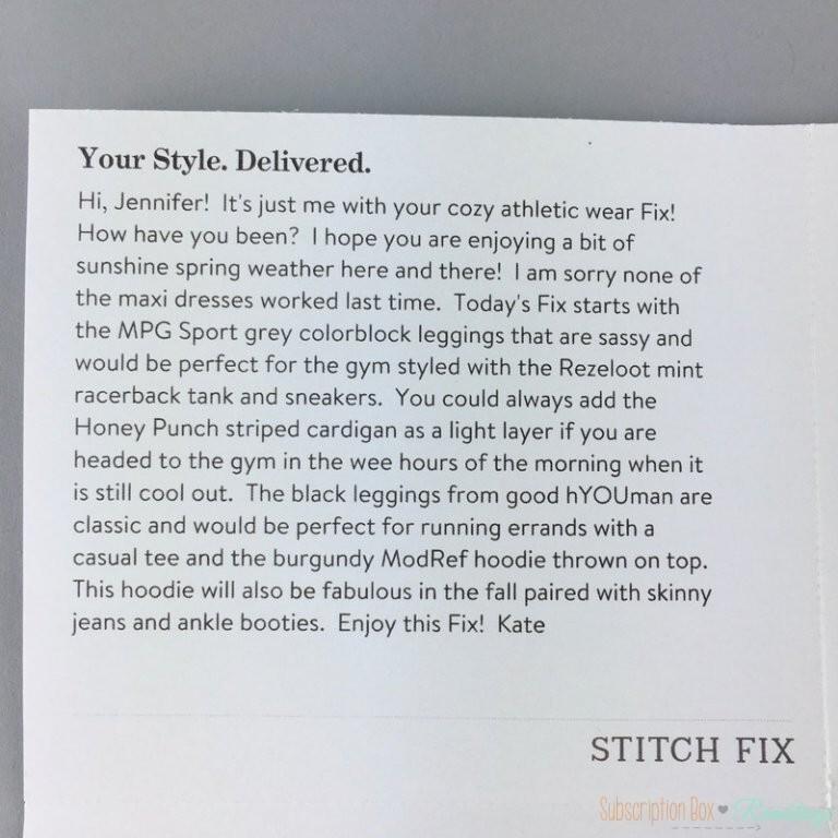 Stitch Fix Review - May 2017 - Subscription Box Ramblings