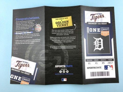 Sports Crate MLB Subscription Review (Detroit Tigers) - May 2017