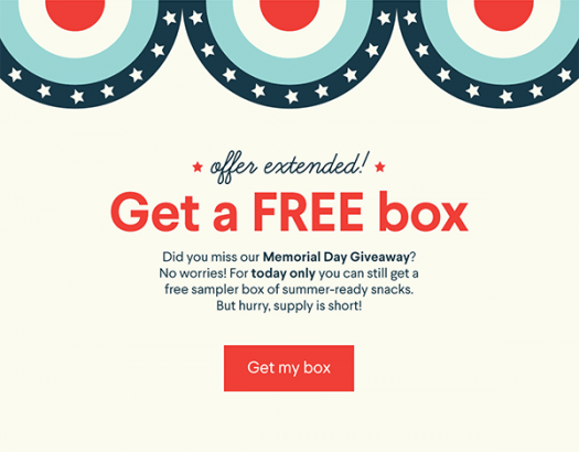 NatureBox Free Box Offer – Extended!