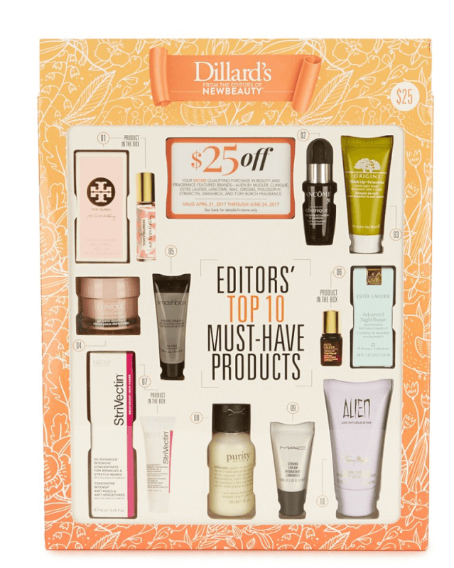 Read more about the article Dillard’s New Beauty Editors’ Top 10 Must Have Products Box – On Sale Now!