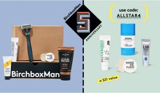 Birchbox Man Coupon: Free Sample Bundle with New Subscription