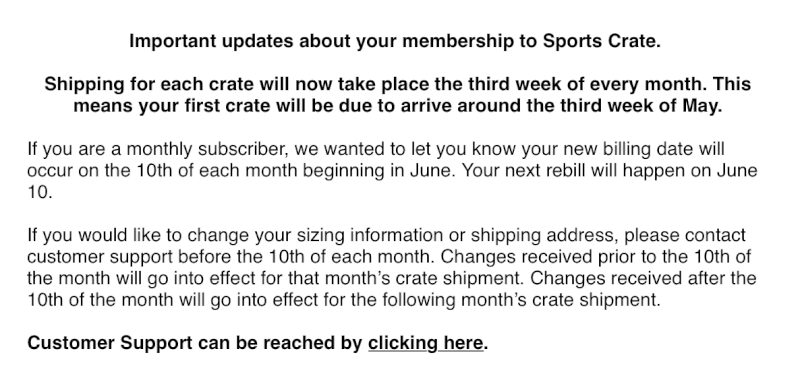 Sports Crate by Loot Crate MLB Edition **Shipping Update**