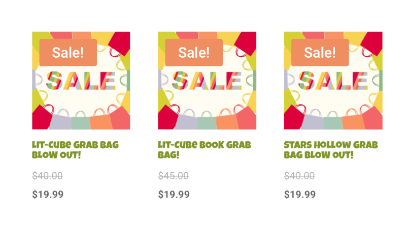 Read more about the article LitCube / Stars Hollow Grab Bag Sale!