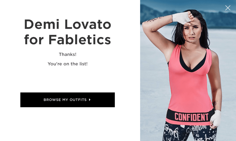 Read more about the article Demi Lovato for Fabletics Sneak Peek!