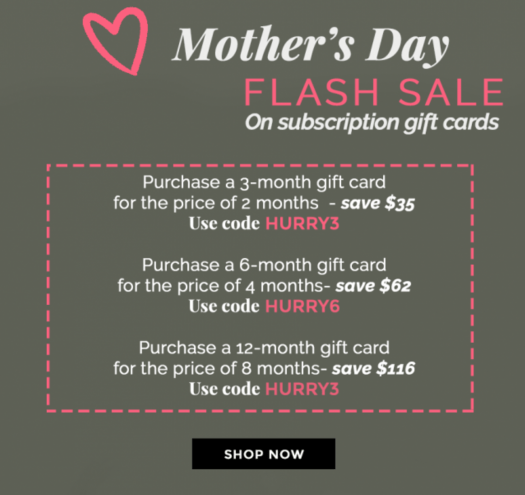 Emma & Chloe Mother’s Day Flash Sale!