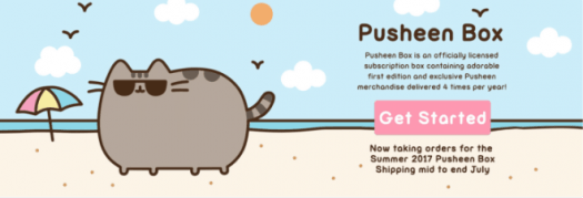 Pusheen Spring 2017 Box - On Sale Now