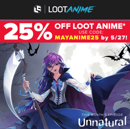 Loot Anime Coupon Code – Save 25%!