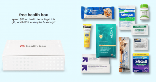 Target Health Box - $9.99 or FREE with $30+ Purchase