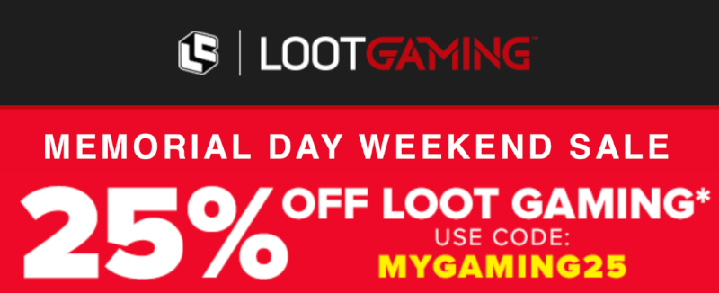 Read more about the article Loot Gaming Memorial Day Coupon Code – Save 25% Off!