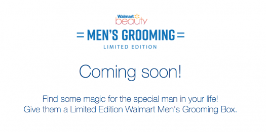 Walmart Men's Grooming Box - Coming 6/2!