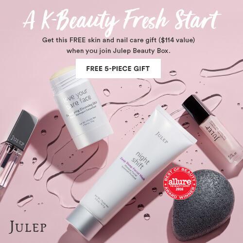 Julep FREE Korean Skincare GWP with New Subscriptions!