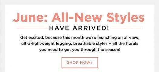 Fabletics June 2017 Selection Time + 2 for $24 Leggings Offer or $19 First Outfit
