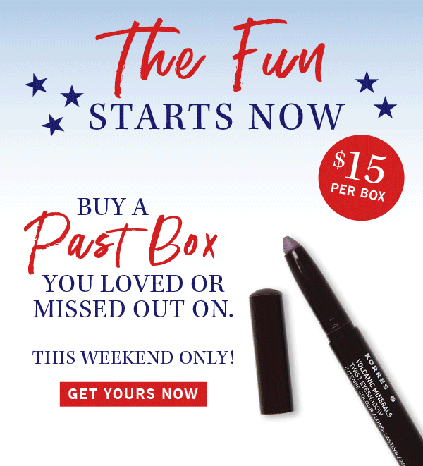 Read more about the article GLOSSYBOX $15 Past Box Sale!