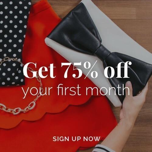 Le Tote Coupon - 75% Off First Month