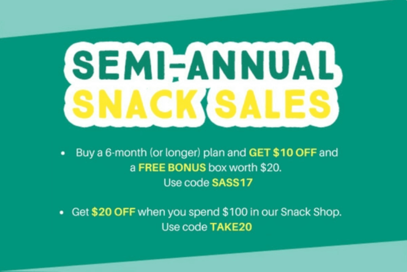 Read more about the article Love With Food Semi-Annual Snack Sale!