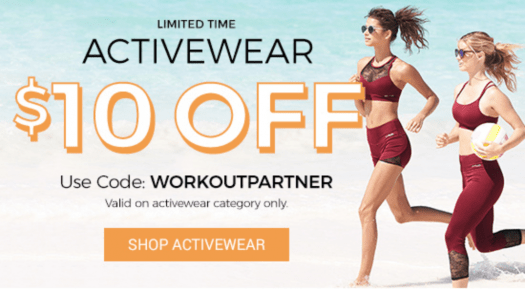 Adore Me Coupon Code – $10 Off Activewear!
