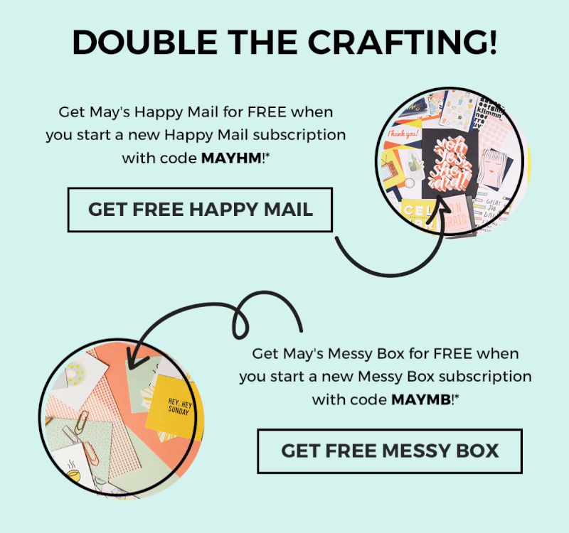 Read more about the article Happy Mail  / Messy Box Free Box with New Subscription!
