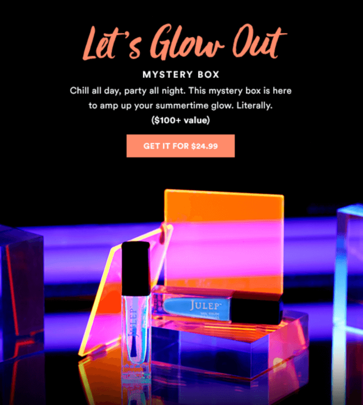 Read more about the article Julep Let’s Glow It Out Mystery Box!