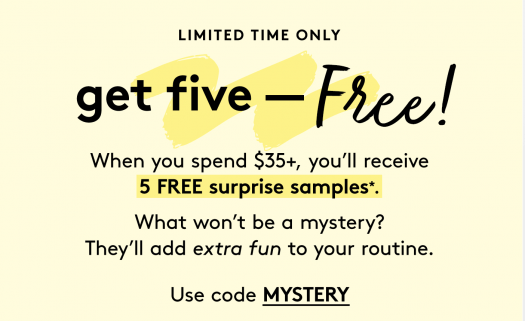Birchbox Coupon Code – 5 Mystery Samples with $35+ Shop Order