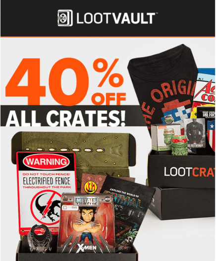 Loot Vault 40% Off Past Crates!