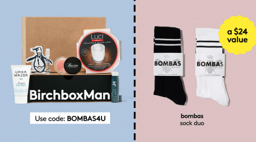 Birchbox Man Coupon: FREE BOMBAS Socks with New Subscription