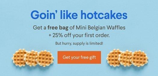 Read more about the article NatureBox Coupon Code – FREE Mini Belgian Waffles + 25% Off!