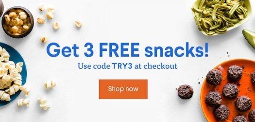 NatureBox Coupon Code - 3 Free Snacks with $20+ Purchase