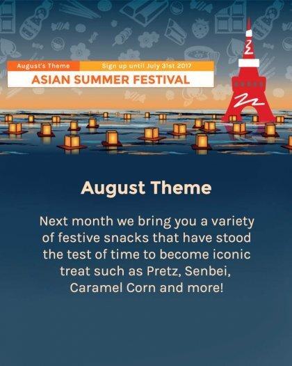 TokyoTreat August 2017 Theme Spoilers + Coupon Code
