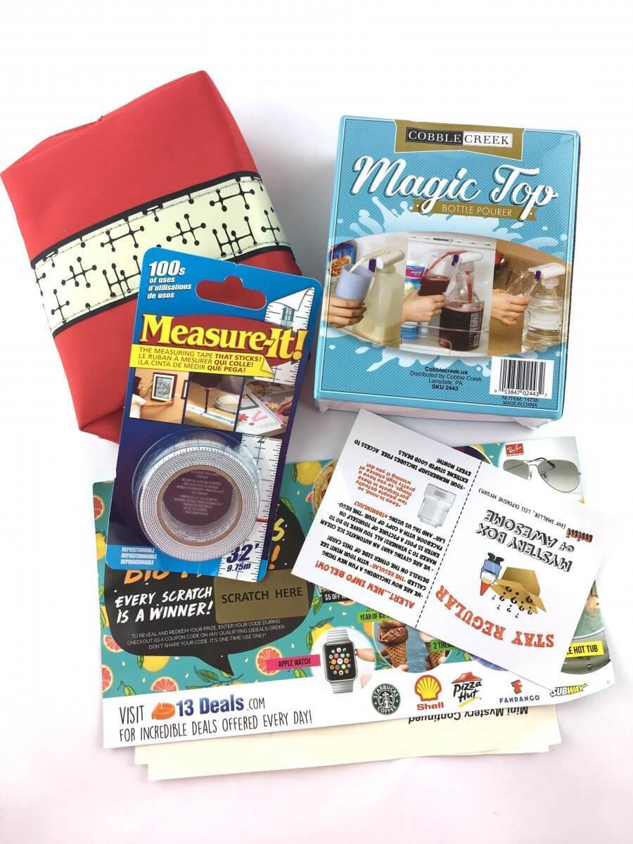 Mini Monthly Mystery Box of Awesome Review July 2017 Subscription Box Ramblings