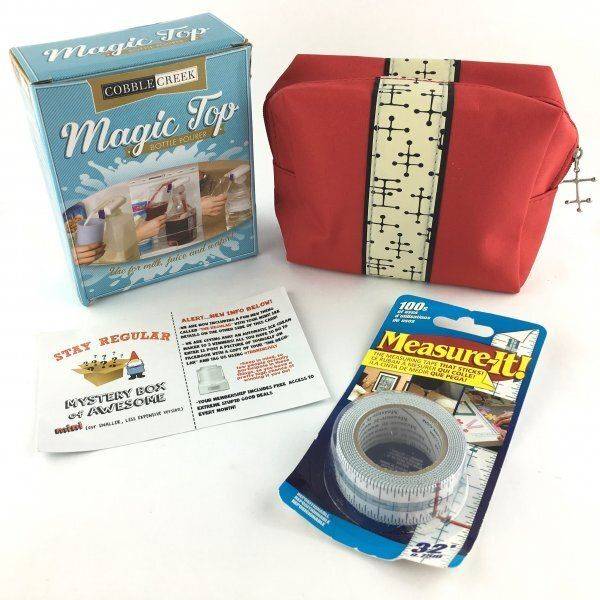 Mini Monthly Mystery Box of Awesome Review July 2017 Subscription