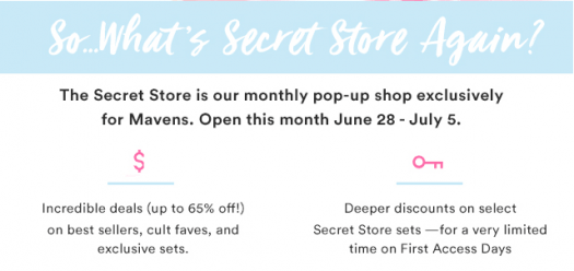 Julep Secret Store Last Chance + Coupon Code - July 2017