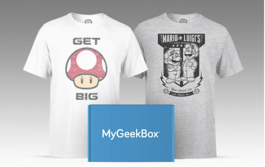 IWOOT Free Mystery Geek Box when you purchase a Nintendo T-Shirt!