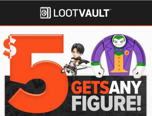 Loot Vault $5 Figure Flash Sale