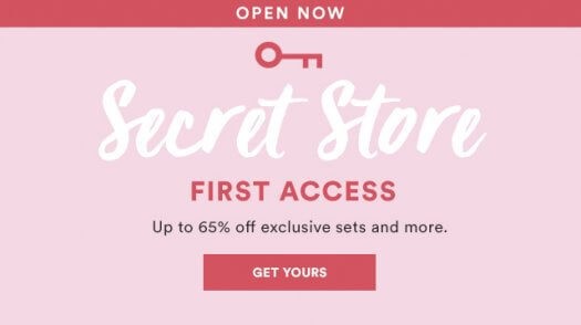 Julep Secret Store Now Open + Coupon Code - August 2017