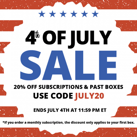 COCOTIQUE 4th of July Coupon Code – Save 20% Off All Subscriptions