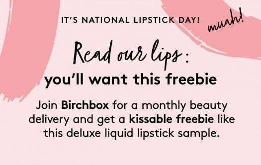 Birchbox FREE Stila Liquid Lipstick Deluxe Sample with New Subscriptions!