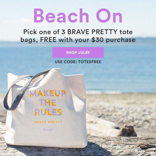 Read more about the article Julep Free Brave Pretty Tote with $30+ Purchase