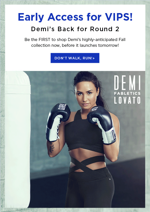 Read more about the article Demi Lovato for Fabletics Fall Collection – Now Available for Members!
