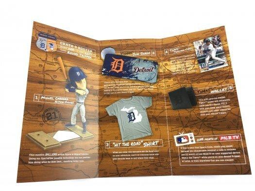 Sports Crate MLB Subscription Review (Detroit Tigers) - July 2017