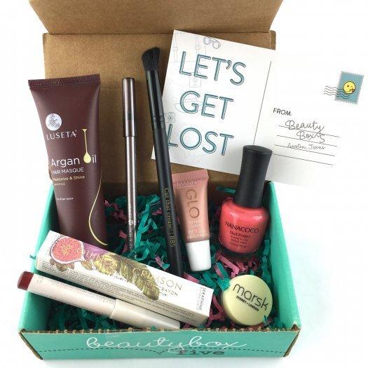 Beauty Box 5 Review + Coupon Code - July 2017