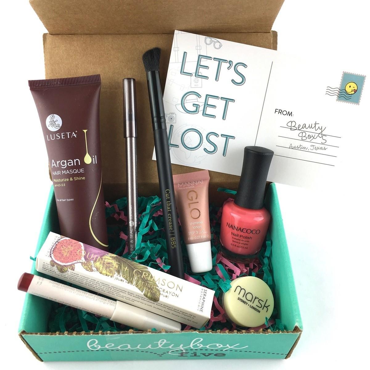 Read more about the article Beauty Box 5 Review + Coupon Code – July 2017