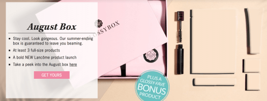 GLOSSYBOX August 2017 Updated Spoiler Hints!