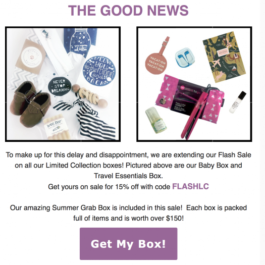 Mommy Mailbox August 2017 Shipping Update!