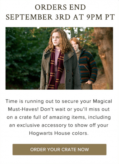 http://www.anrdoezrs.net/click-6509102-13901968?u=http%3A%2F%2Fwww.lootcrate.com%2Fcrate%2Fwizarding-world-crate