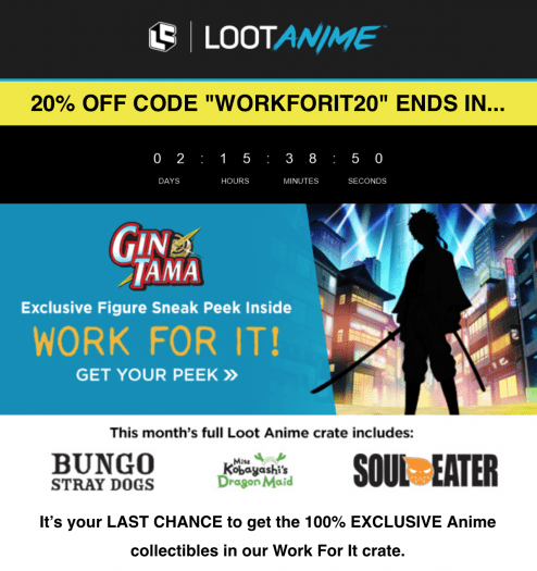 Loot Anime Coupon Code - Save 20%!