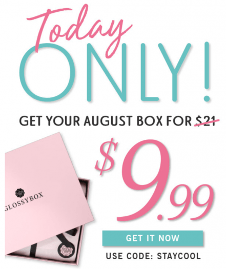 GLOSSYBOX Coupon Code - First Box for $9.99