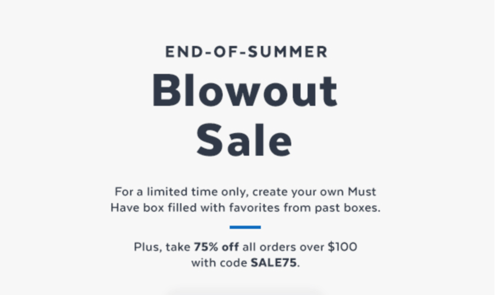 POPSUGAR End of Summer Blowout Sale – Save 75%!